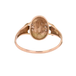 Rose gold and Pearl Ring