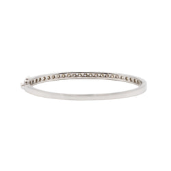 Bracelet Jonc en or blanc et diamants