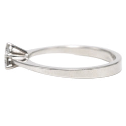 Trilogy Ring in White Gold and Diamonds