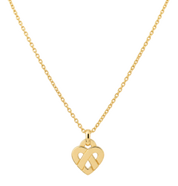POIRAY "Entrelacé" PM Pendant Necklace in Yellow Gold