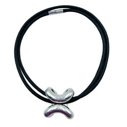 Necklace Pendant HERMÈS "Lima" in Silver