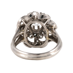 Marguerite Ring in White Gold and Diamonds