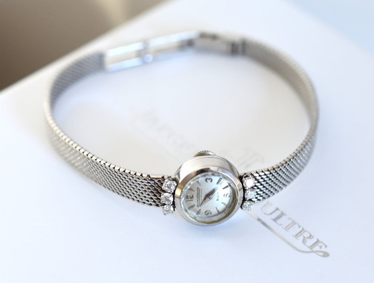 JAEGER-LECOULTRE Watch in White gold and Diamonds