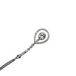 Necklace Pendant in White gold and Diamonds