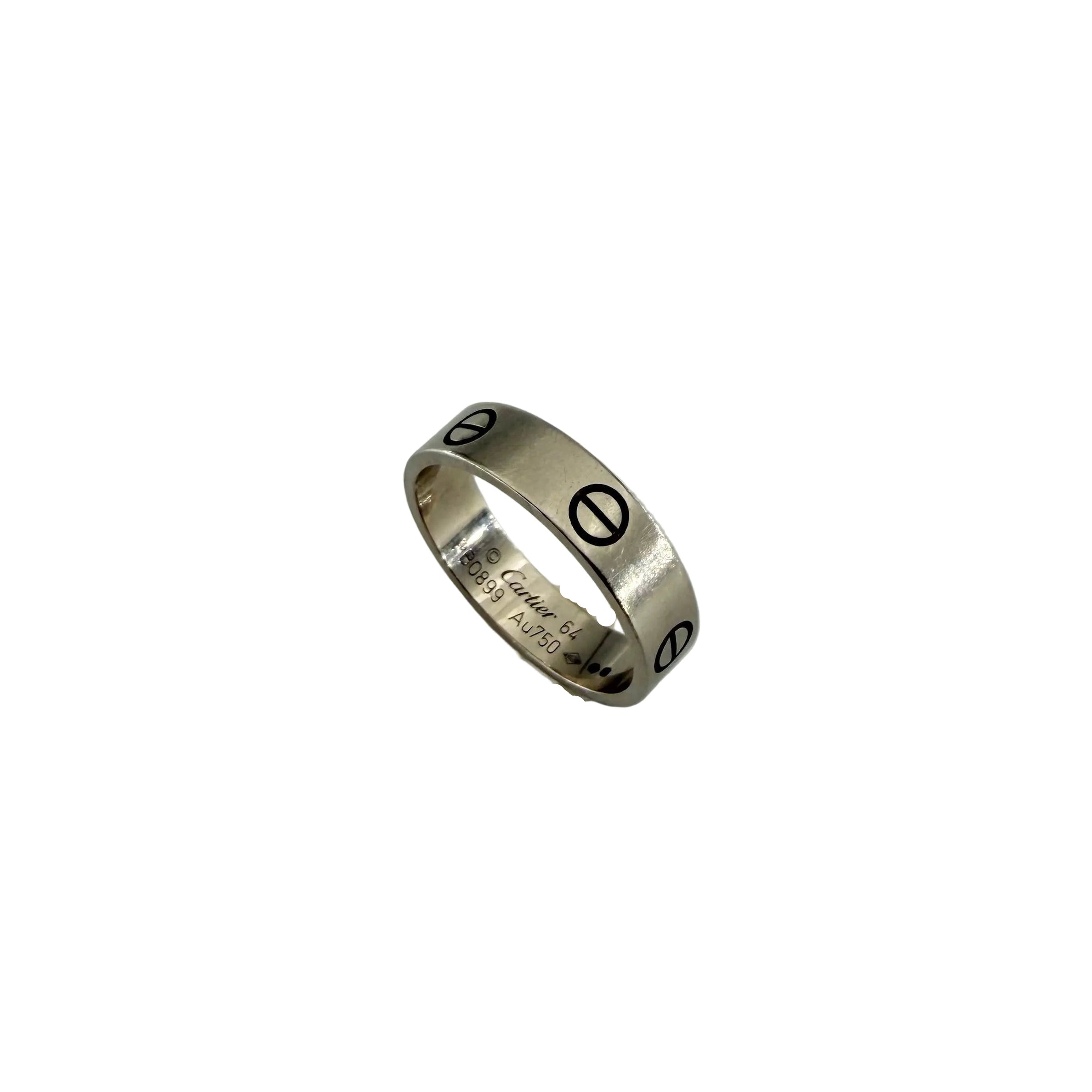 CARTIER "Love" Ring in White Gold