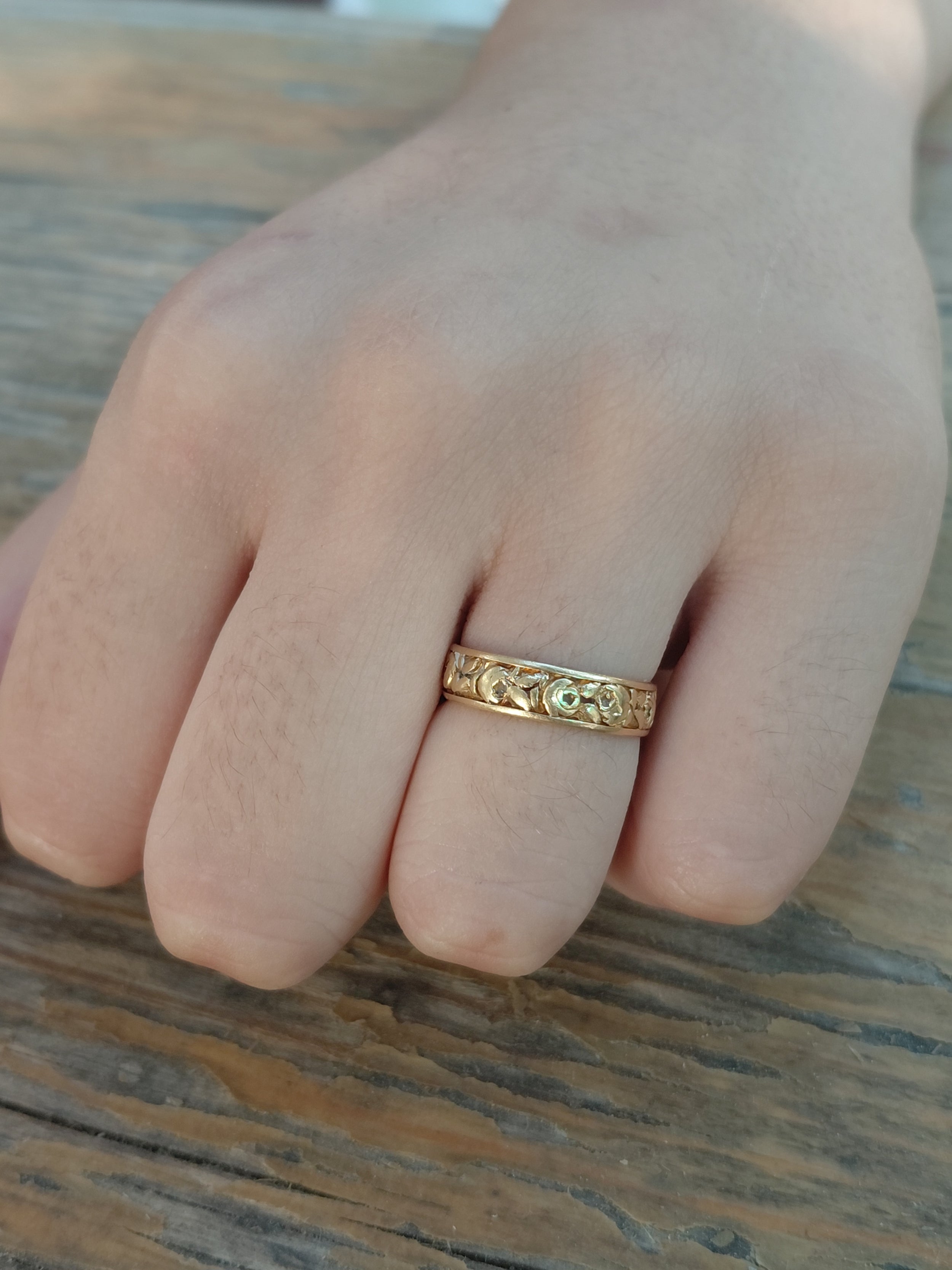 Art Nouveau Yellow Gold Ring