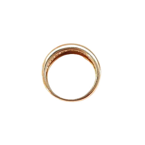 Ring Headband in yellow gold and diamonds