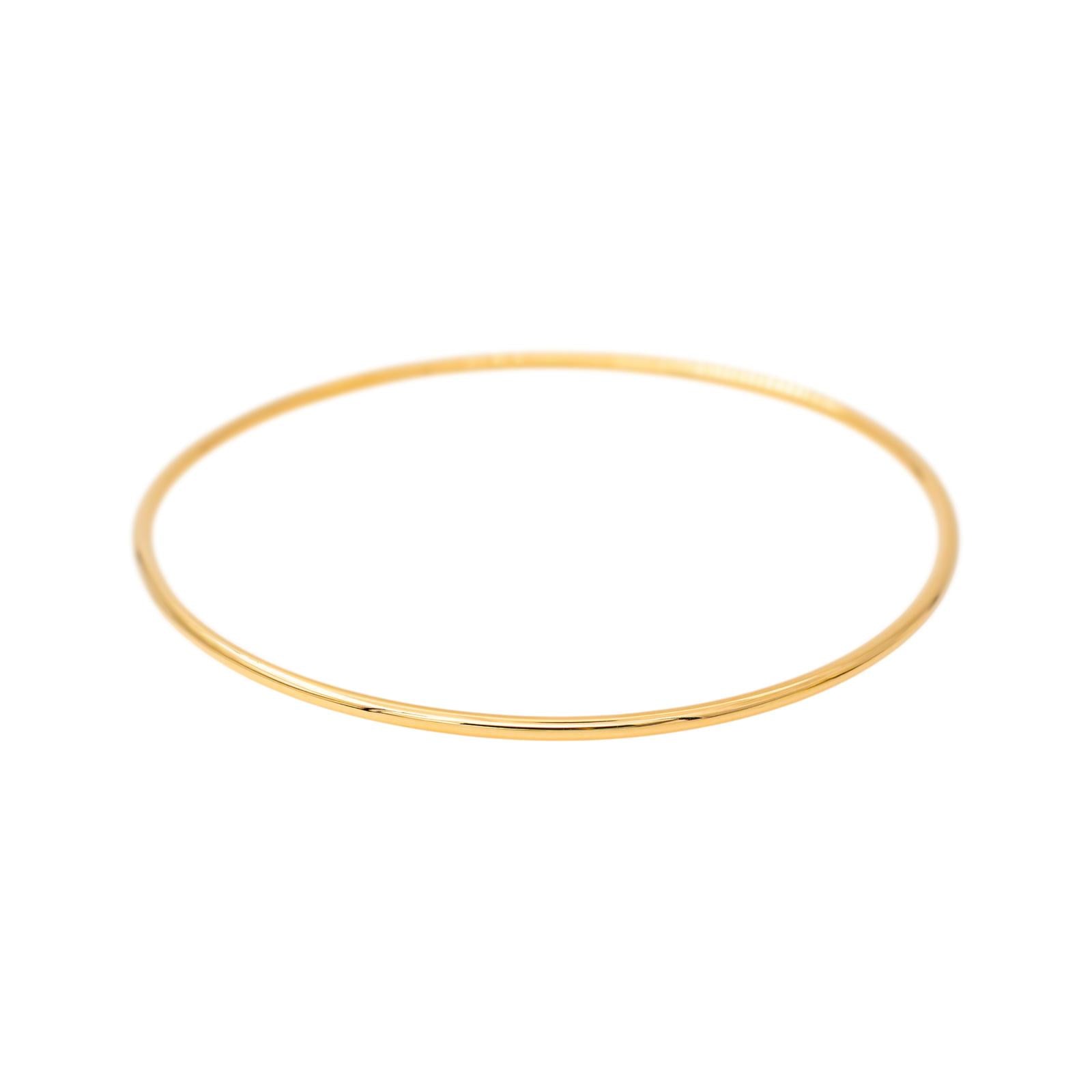Yellow Gold Bangle Bracelet