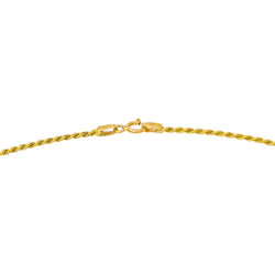 Yellow Gold Rope-Link Necklace