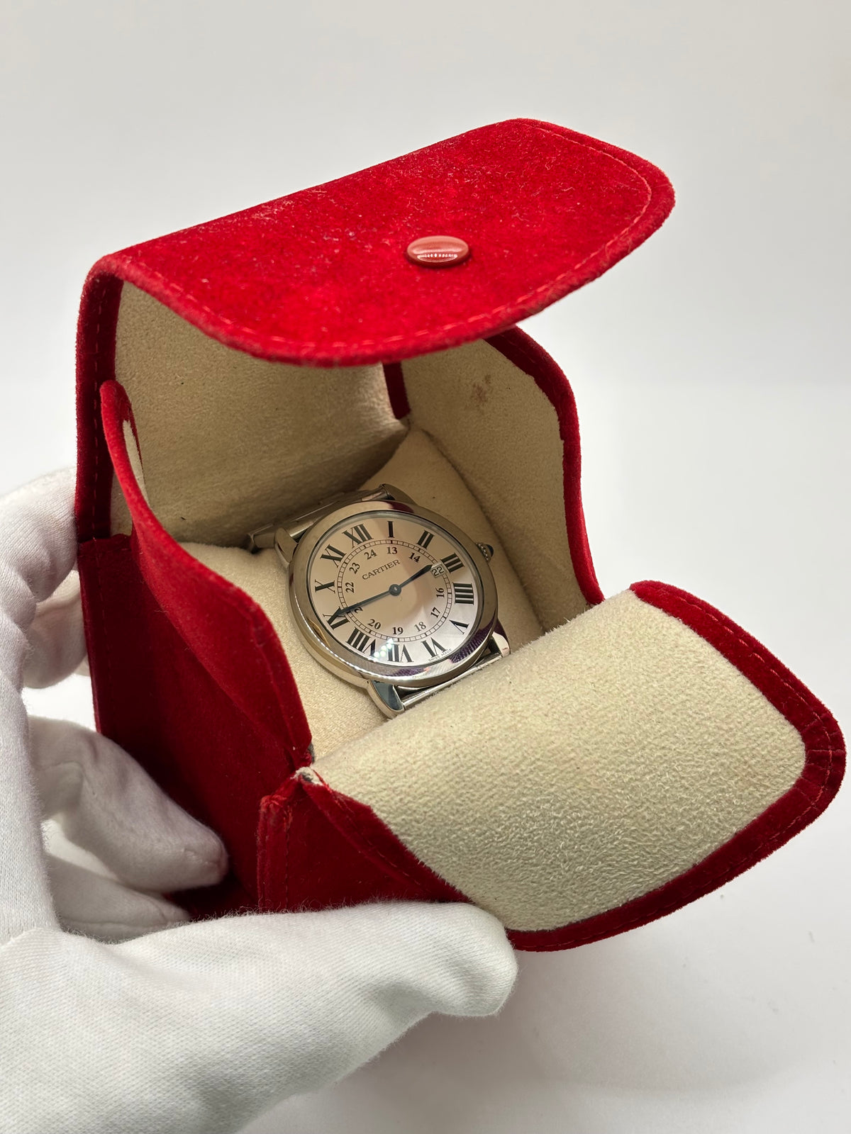 CARTIER "Ronde Solo" Steel Watch
