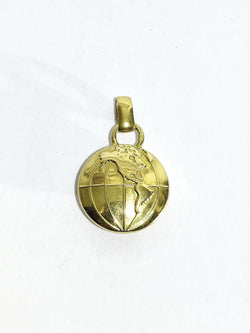 Yellow Gold Globe Pendant