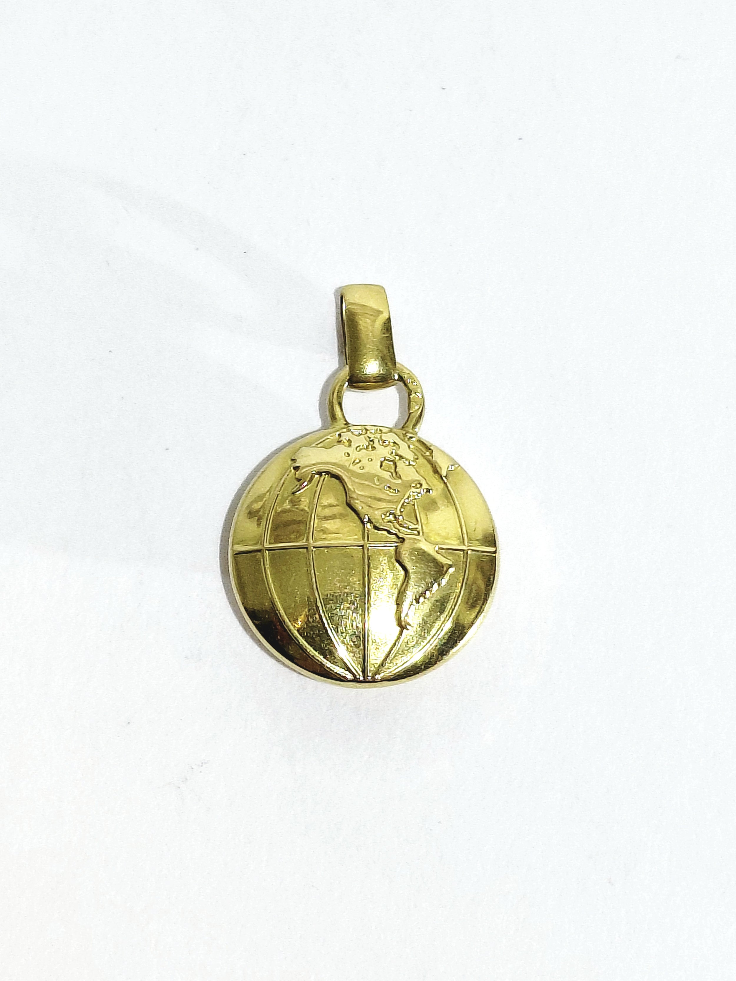 Yellow Gold Globe Pendant