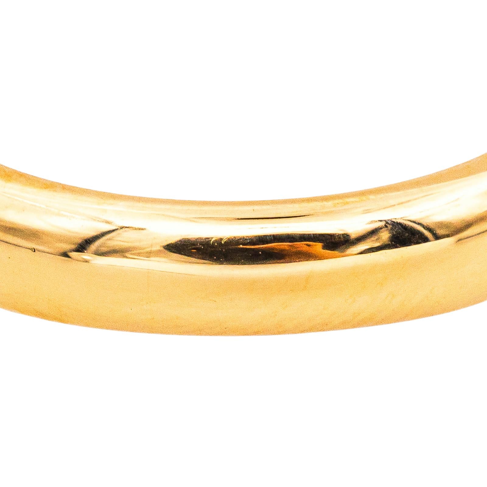 Boucheron Amour Half-Wedding Band Ring in Yellow gold with Diamonds