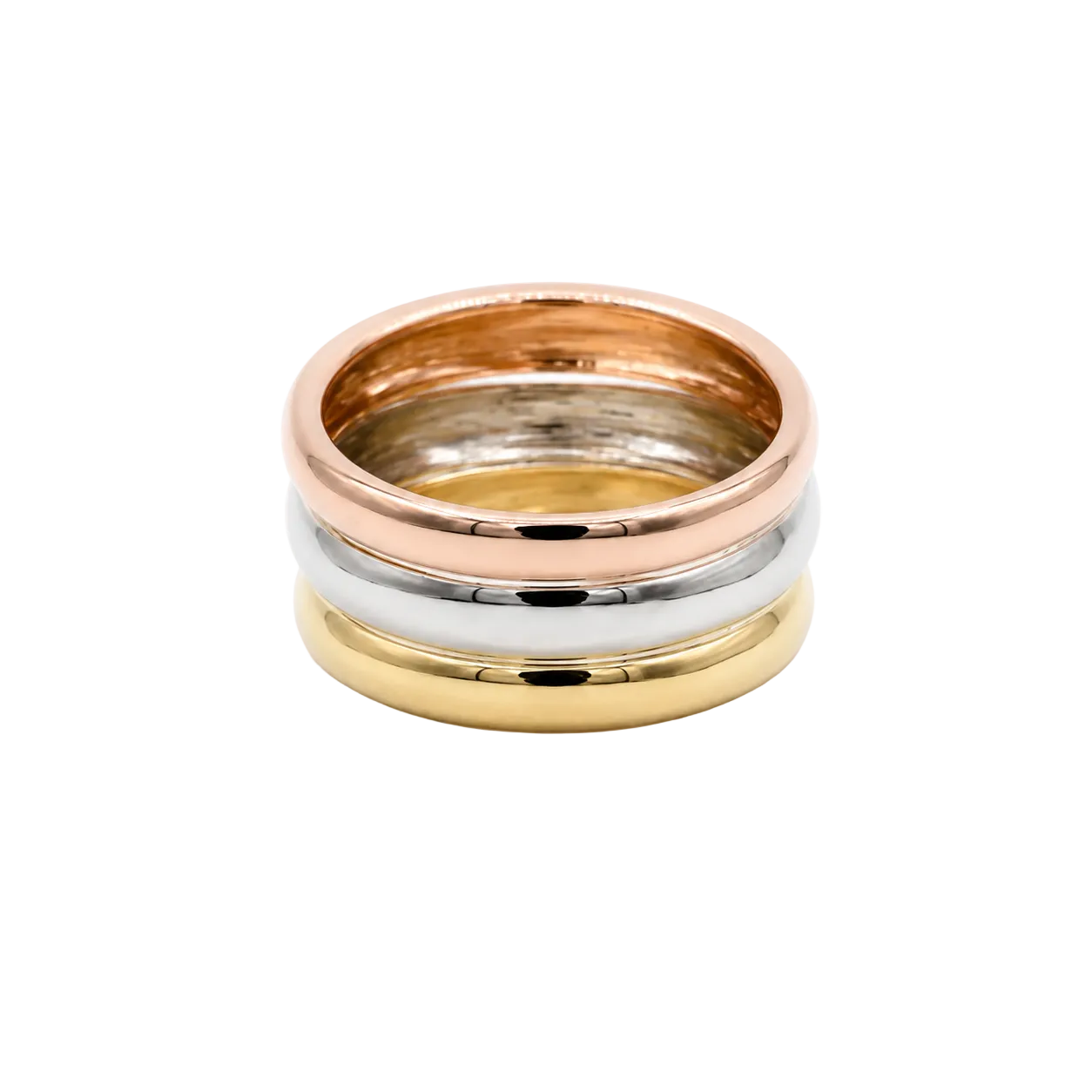 Band Ring in White gold, Yellow gold, and Rose gold