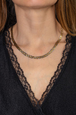 Collier 3 ors Or jaune