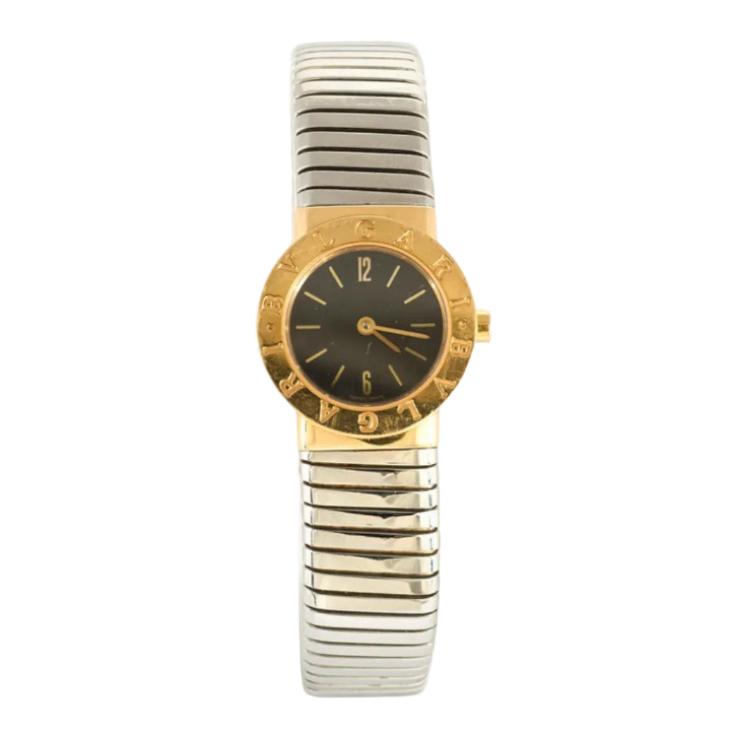 Watch Bulgari - Tubogas in yellow gold and steel