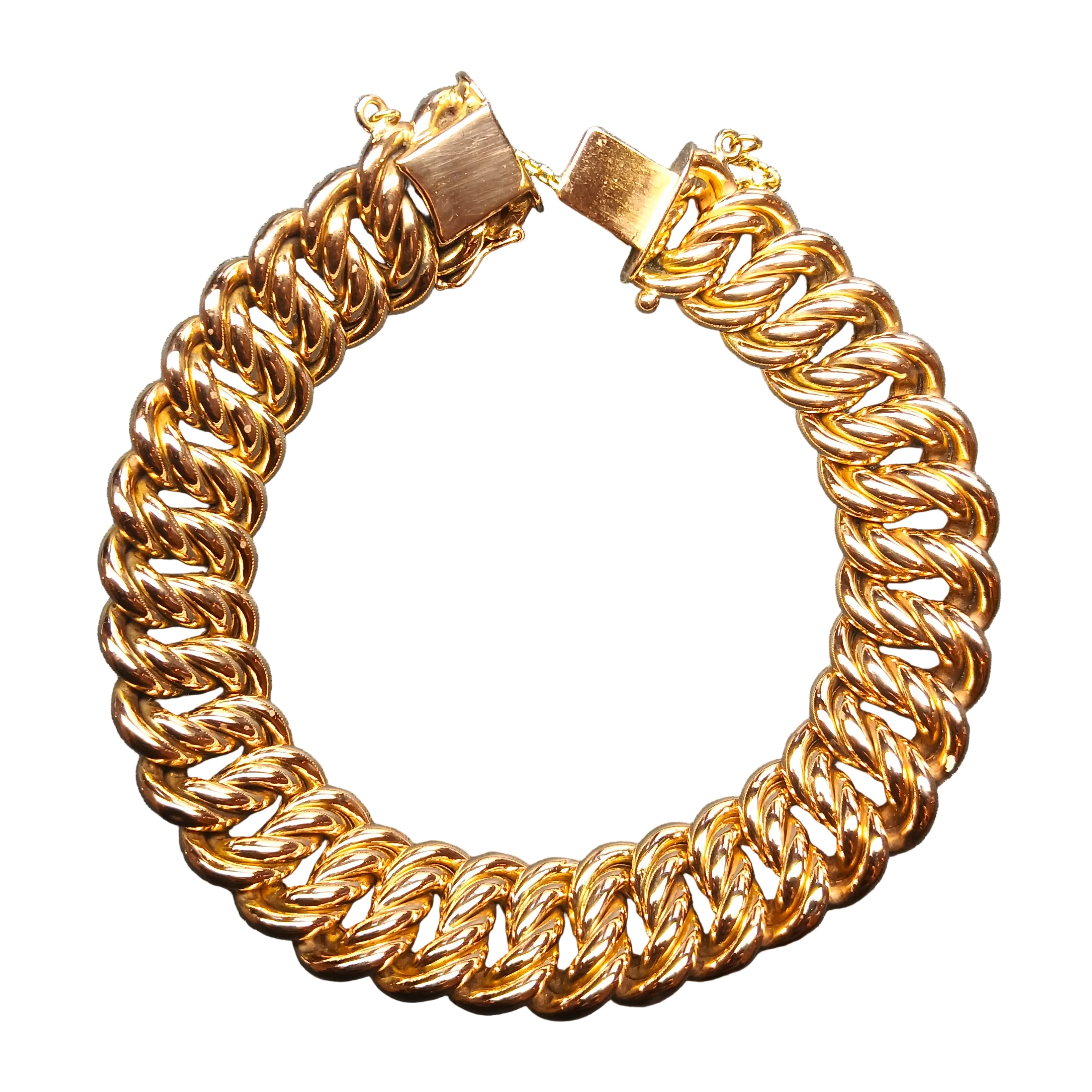 Bracelet Mesh in yellow gold