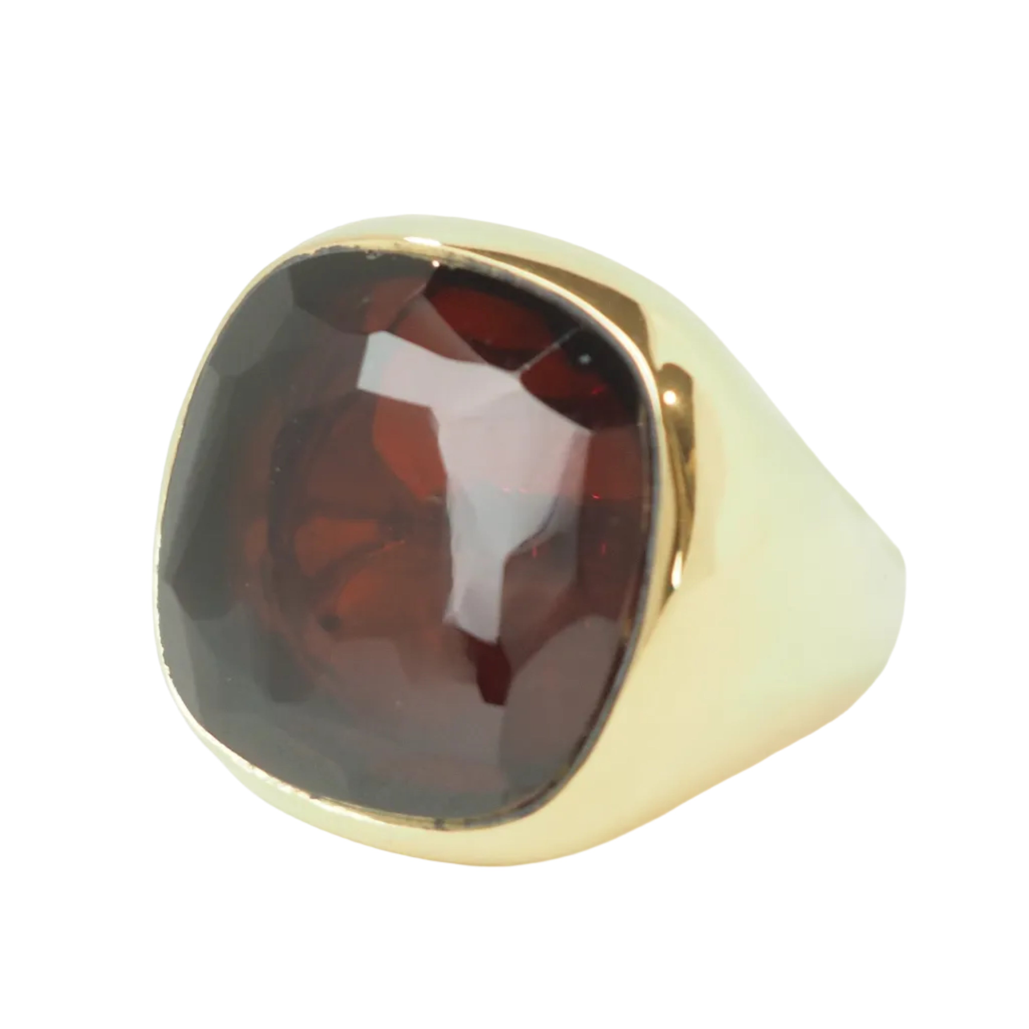 Bague POMELLATO "Victoria" en or jaune et grenat