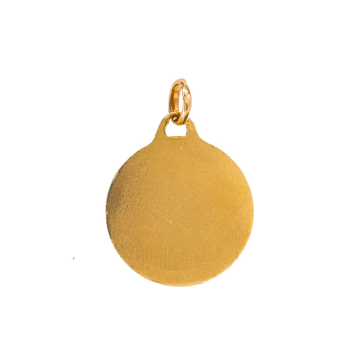 Augis "Medal of Love" Pendant, Yellow gold with Ruby