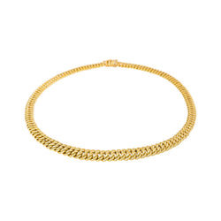 Yellow Gold American Link Necklace