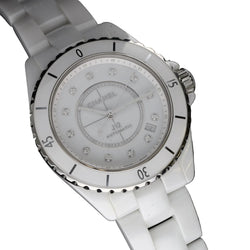 CHANEL "J12" Watch in Ceramic and Diamonds