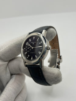Watch ZENITH "Port Royal" in steel and leather