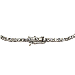 "Ligne" Bracelet in White Gold and Diamonds