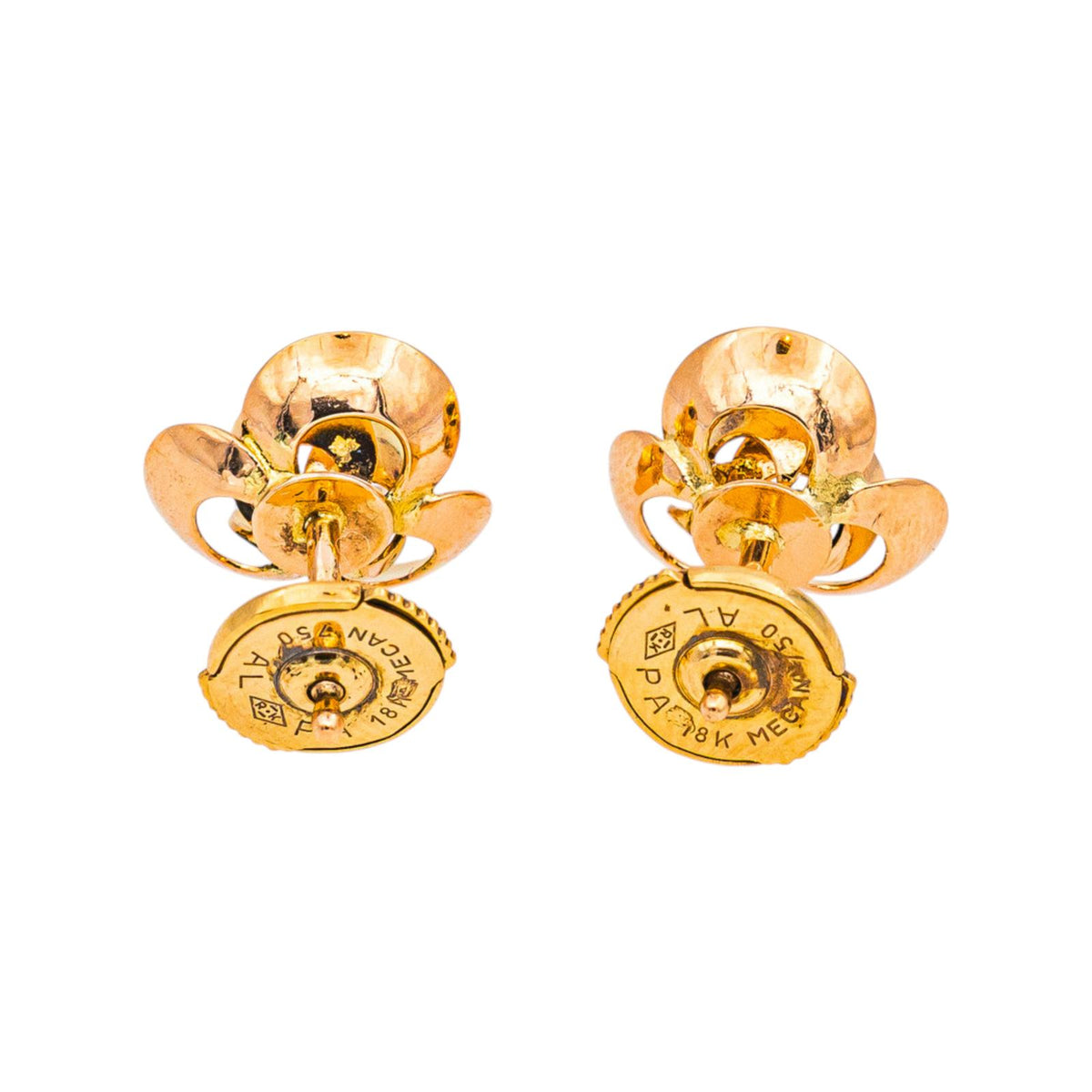 Boucles d'oreilles Puces Or rose