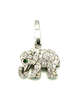 CARTIER Charm's Pendant in white gold and diamonds