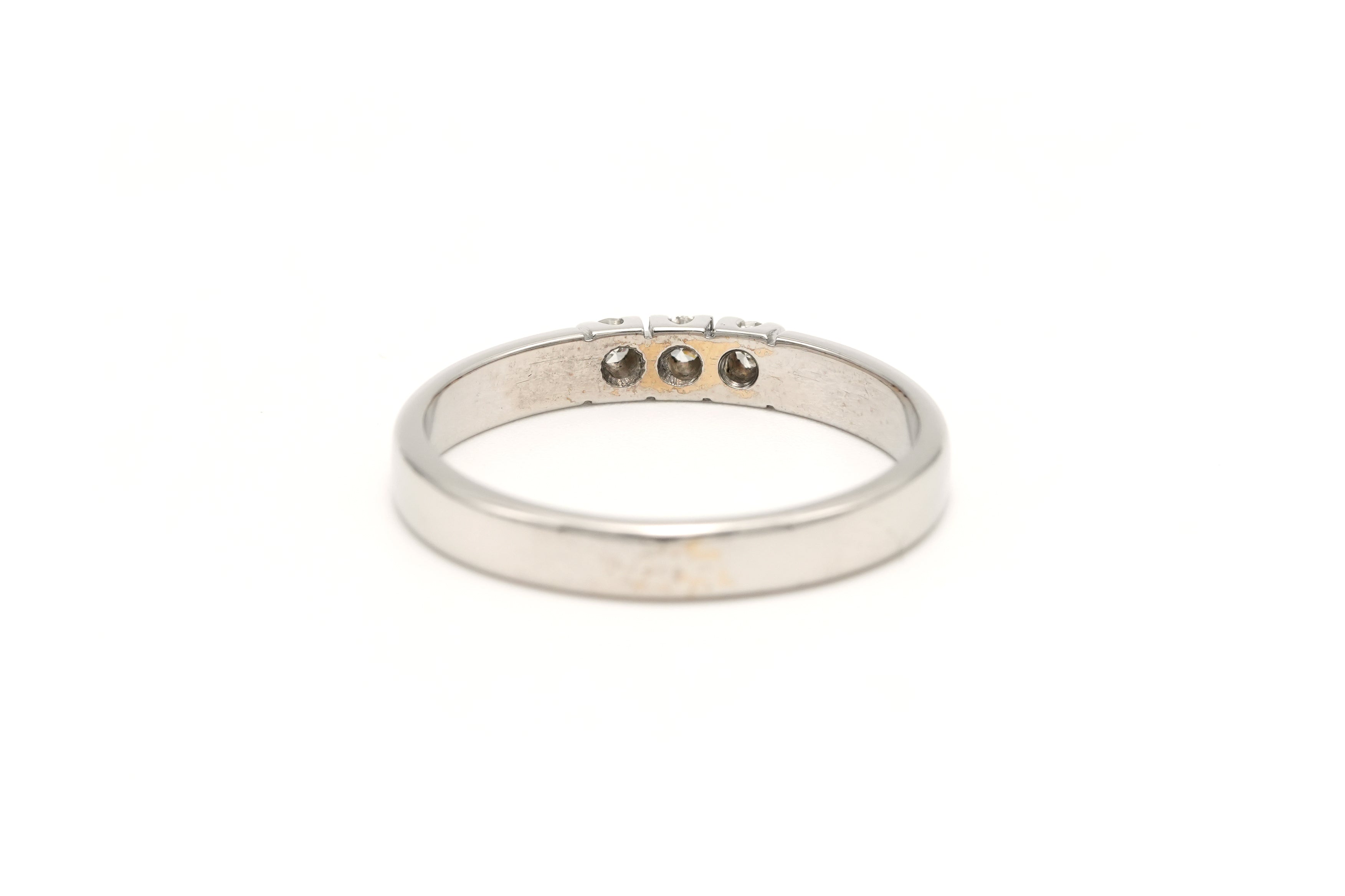 Bague Trilogie en or blanc et diamants