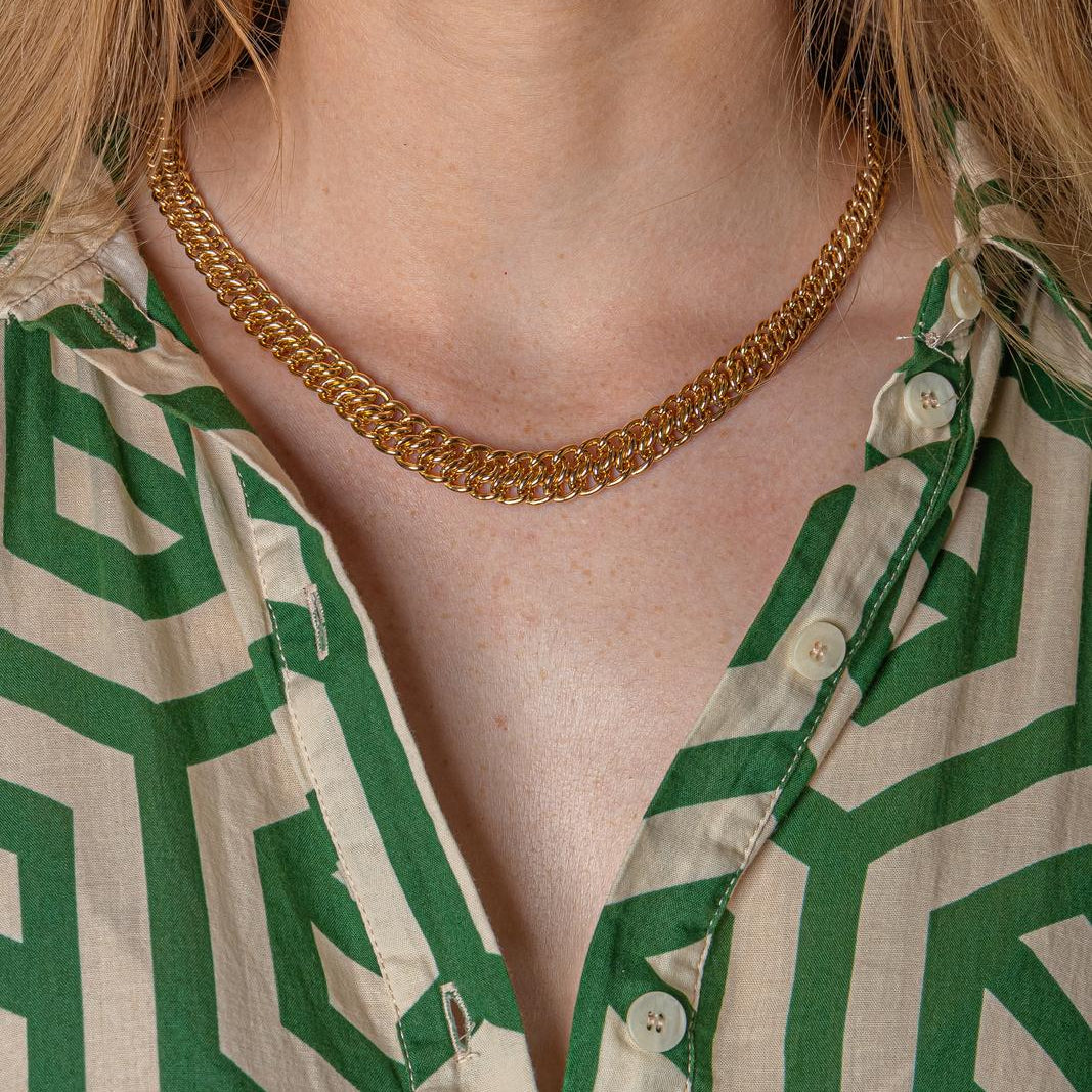 Rose Gold American-Style Necklace