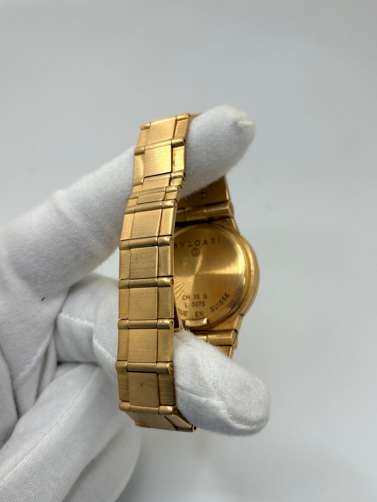 Montre BULGARI Diagono en or jaune