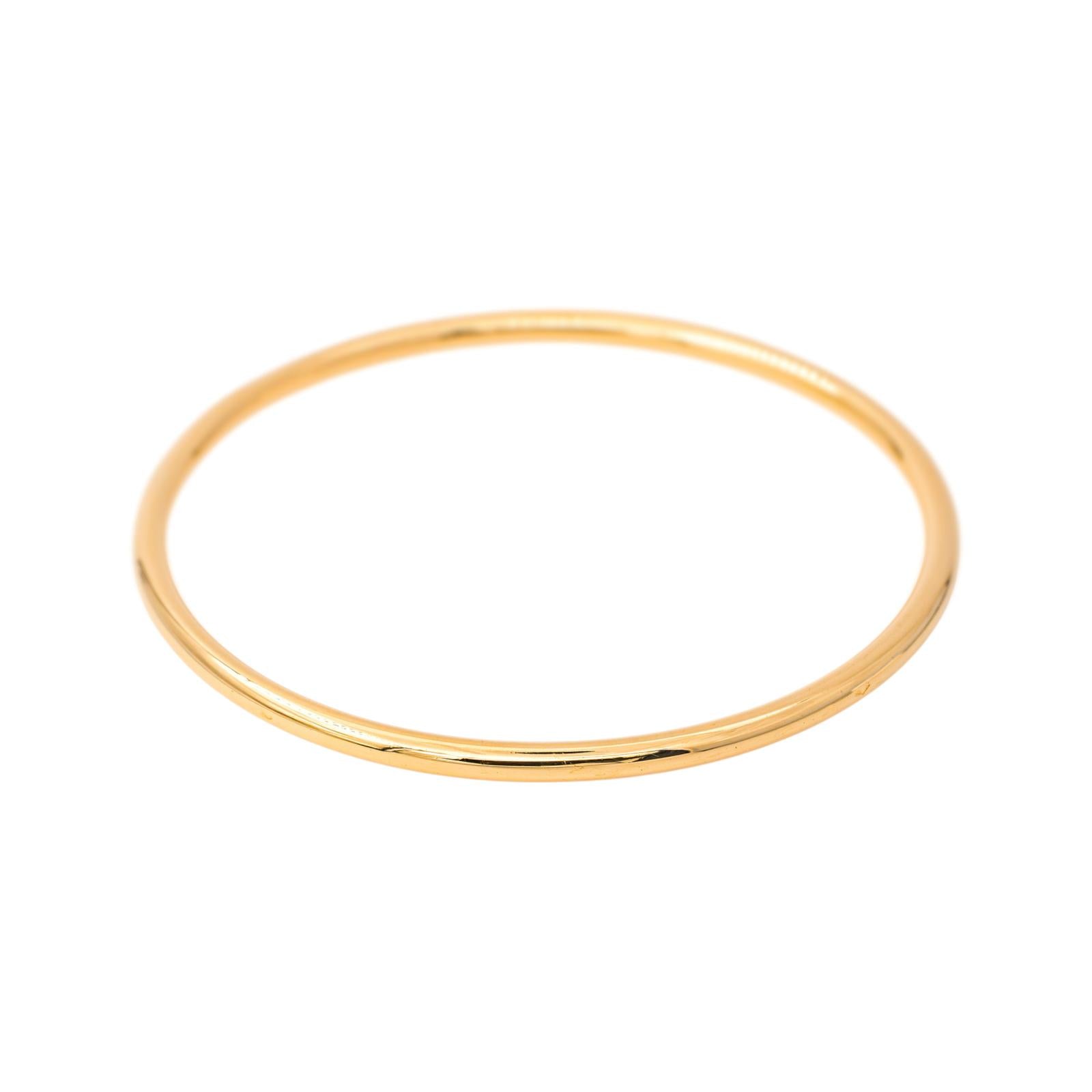 Yellow Gold Bangle Bracelet