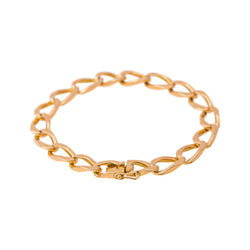 Bracelet Maille Gourmette Or rose