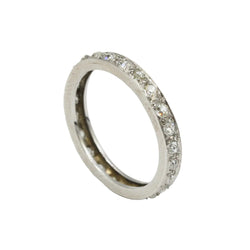 Platinum and Diamond Wedding Band