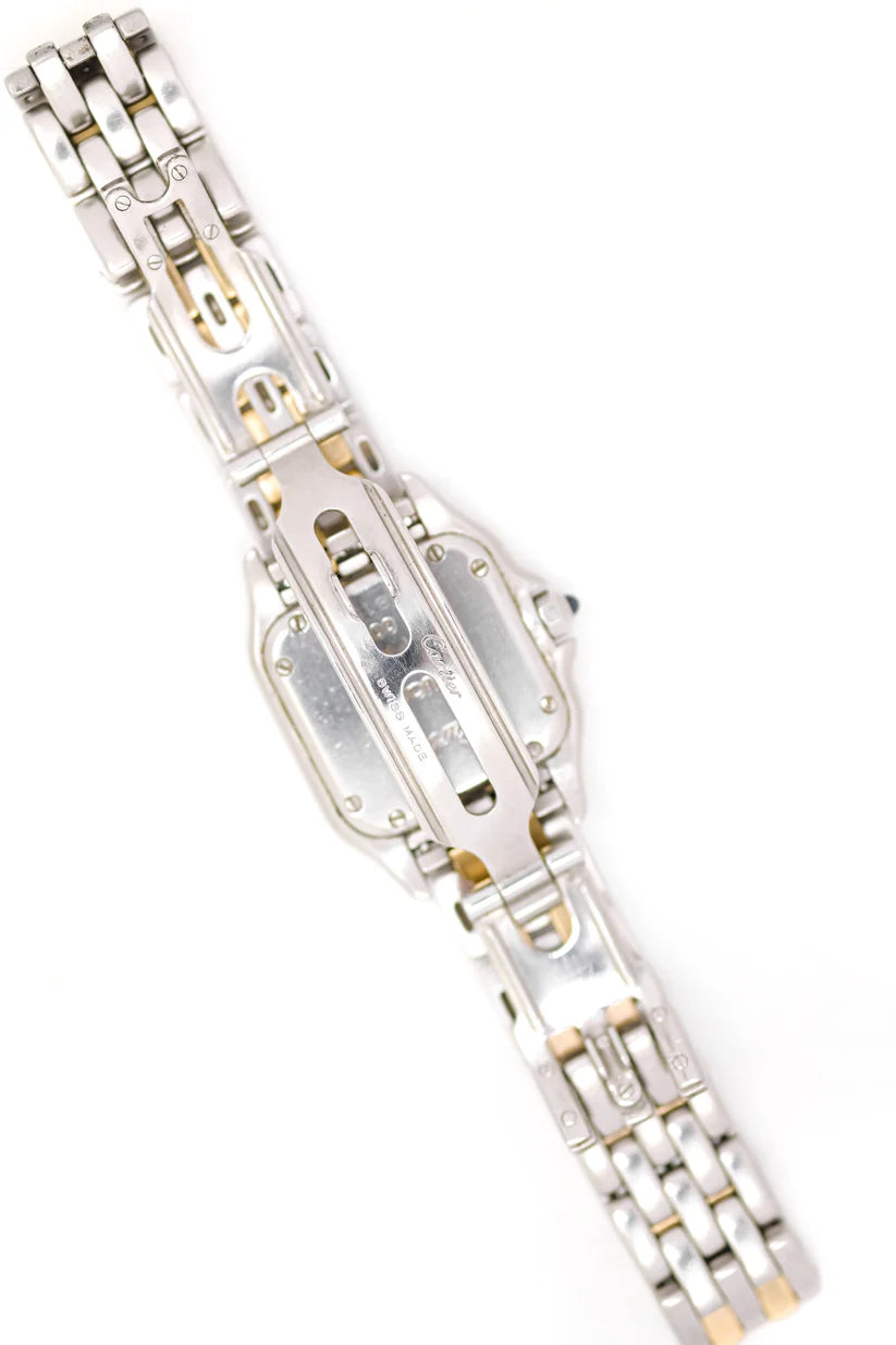 CARTIER "Panthère" Watch in yellow gold and steel