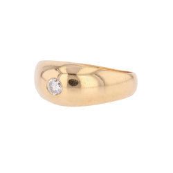 Yellow gold and diamond Bangle Ring