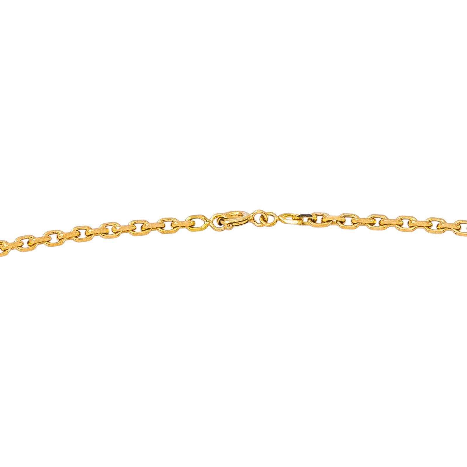Yellow Gold Forçat Link Necklace