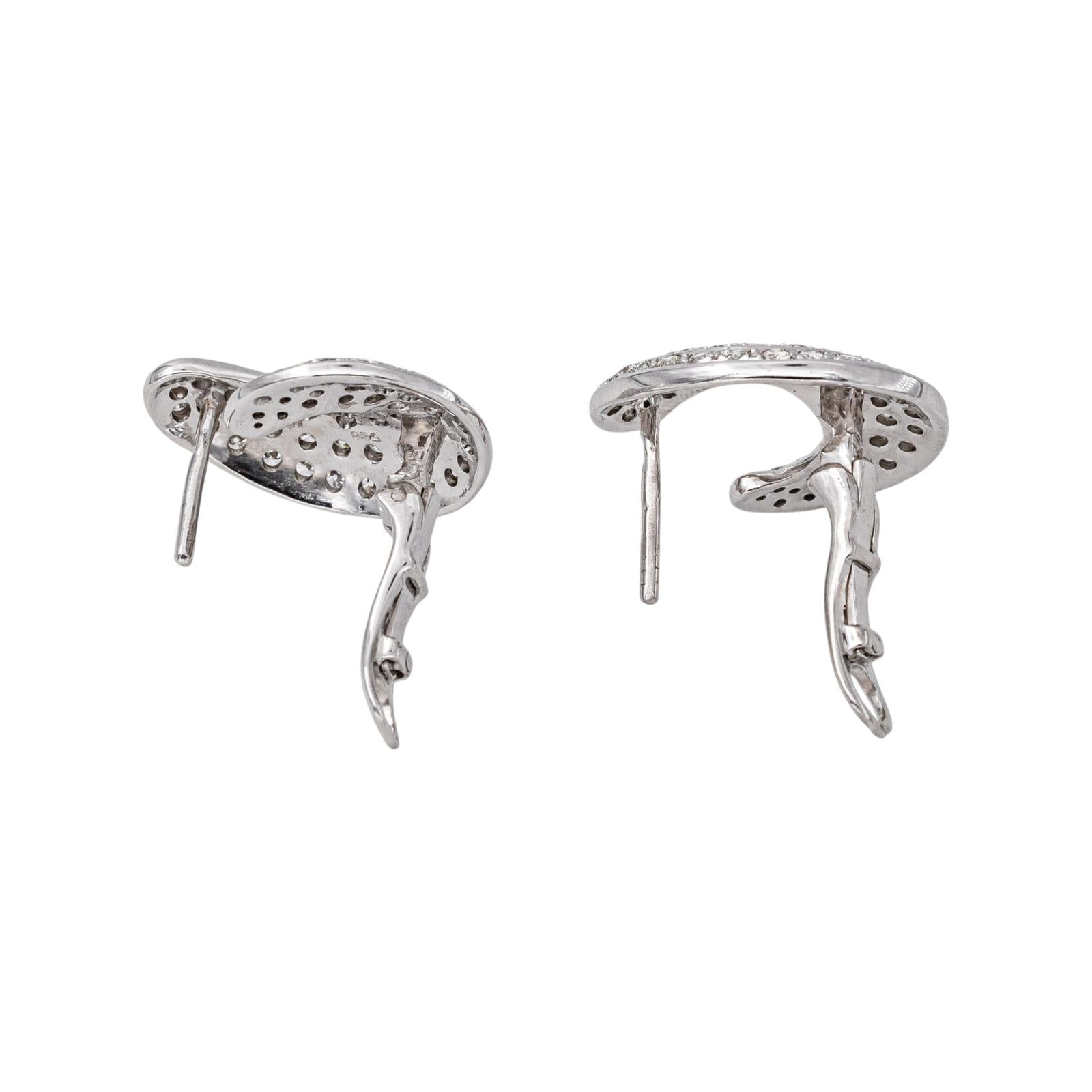 White gold Diamond Earrings