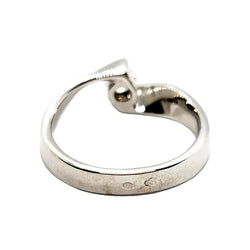Bague Solitaire en or blanc et diamant