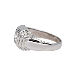 Bague Solitaire  Or blanc Diamant