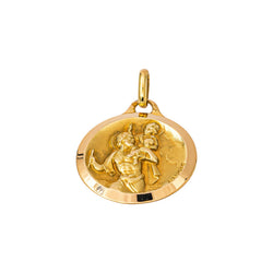 Augis Pendentif Médaille  Or jaune