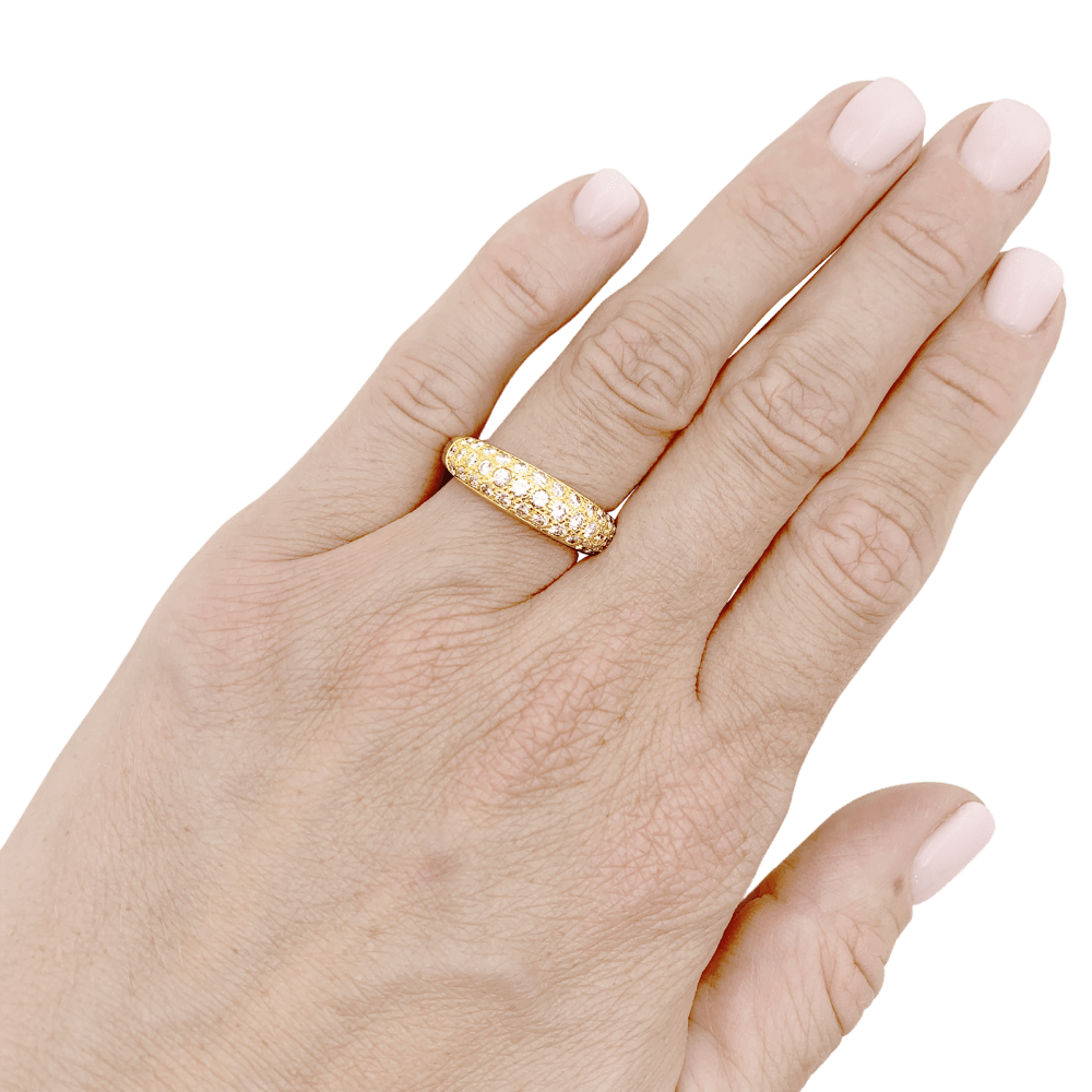 Ring Cartier, "Mimi", yellow gold, diamonds.