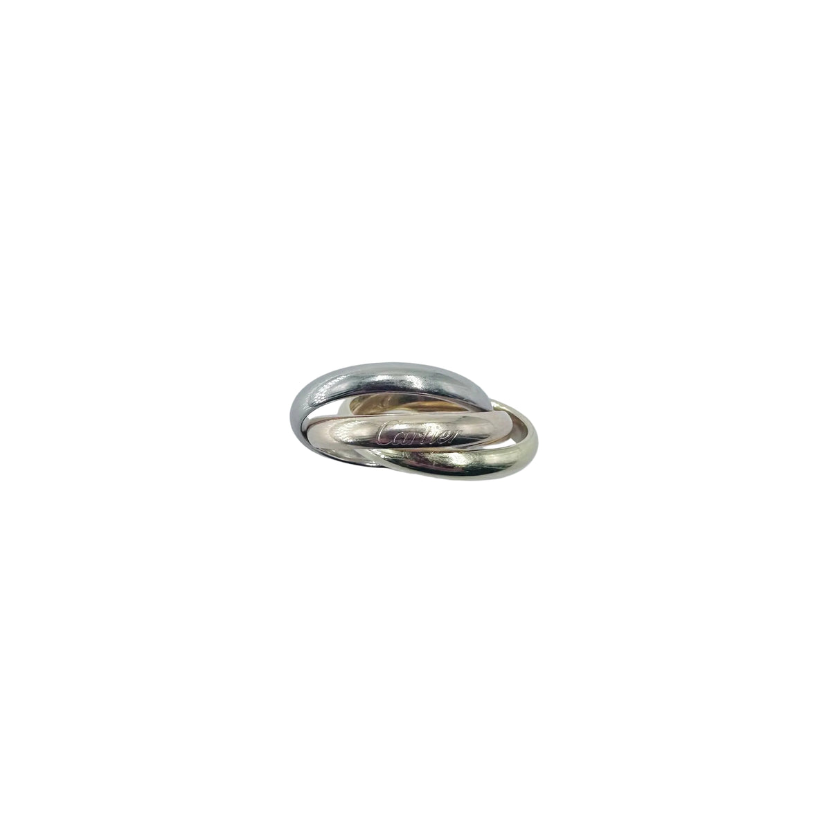 CARTIER "Trinity" Ring in white gold, yellow gold, and rose gold
