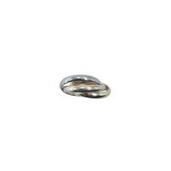 CARTIER "Trinity" Ring in white gold, yellow gold, and rose gold