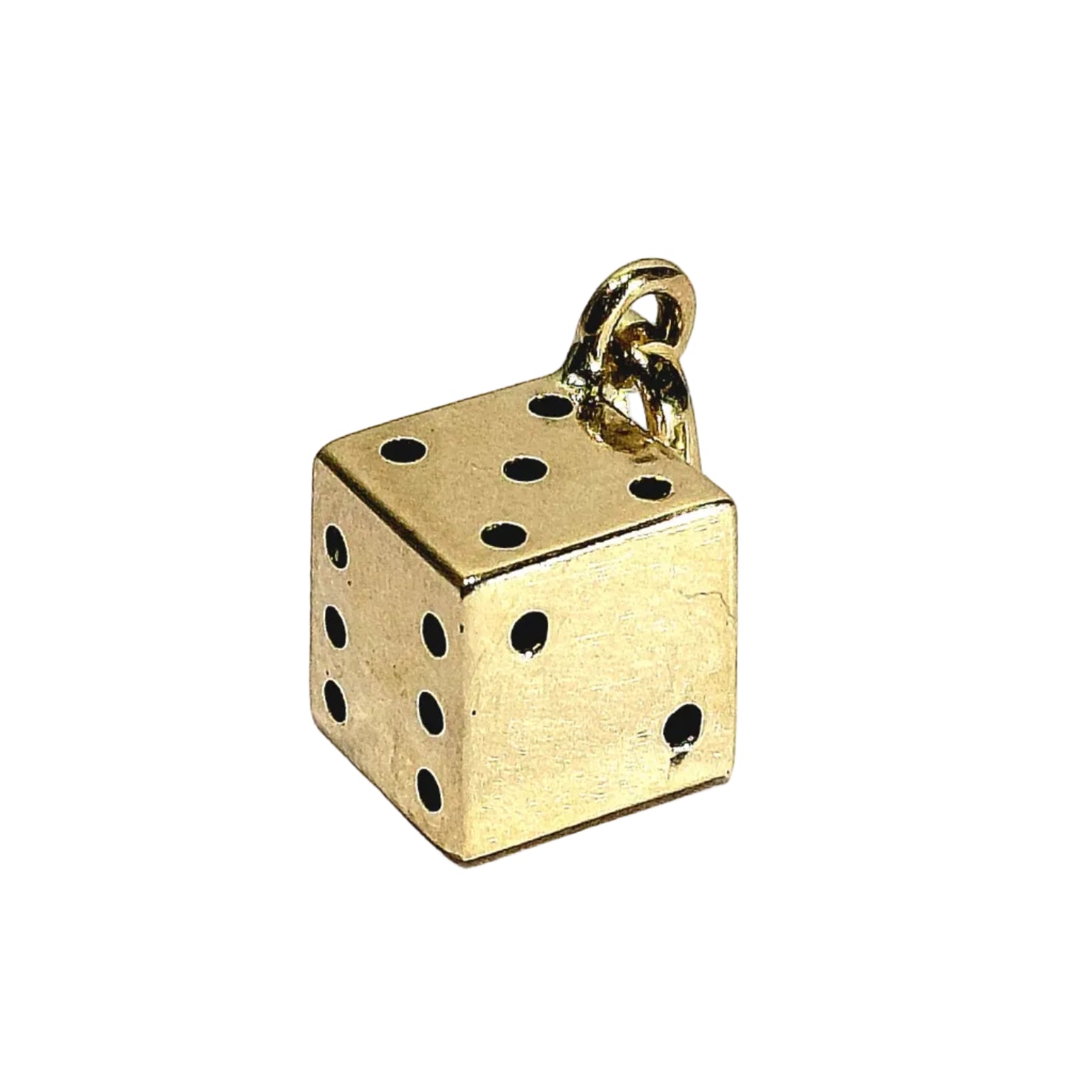GOLD DICE PENDANT