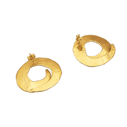 Earrings Arthus-Bertrand in yellow gold.