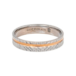 Bague Alliance GUÉRIN en or blanc et or rose
