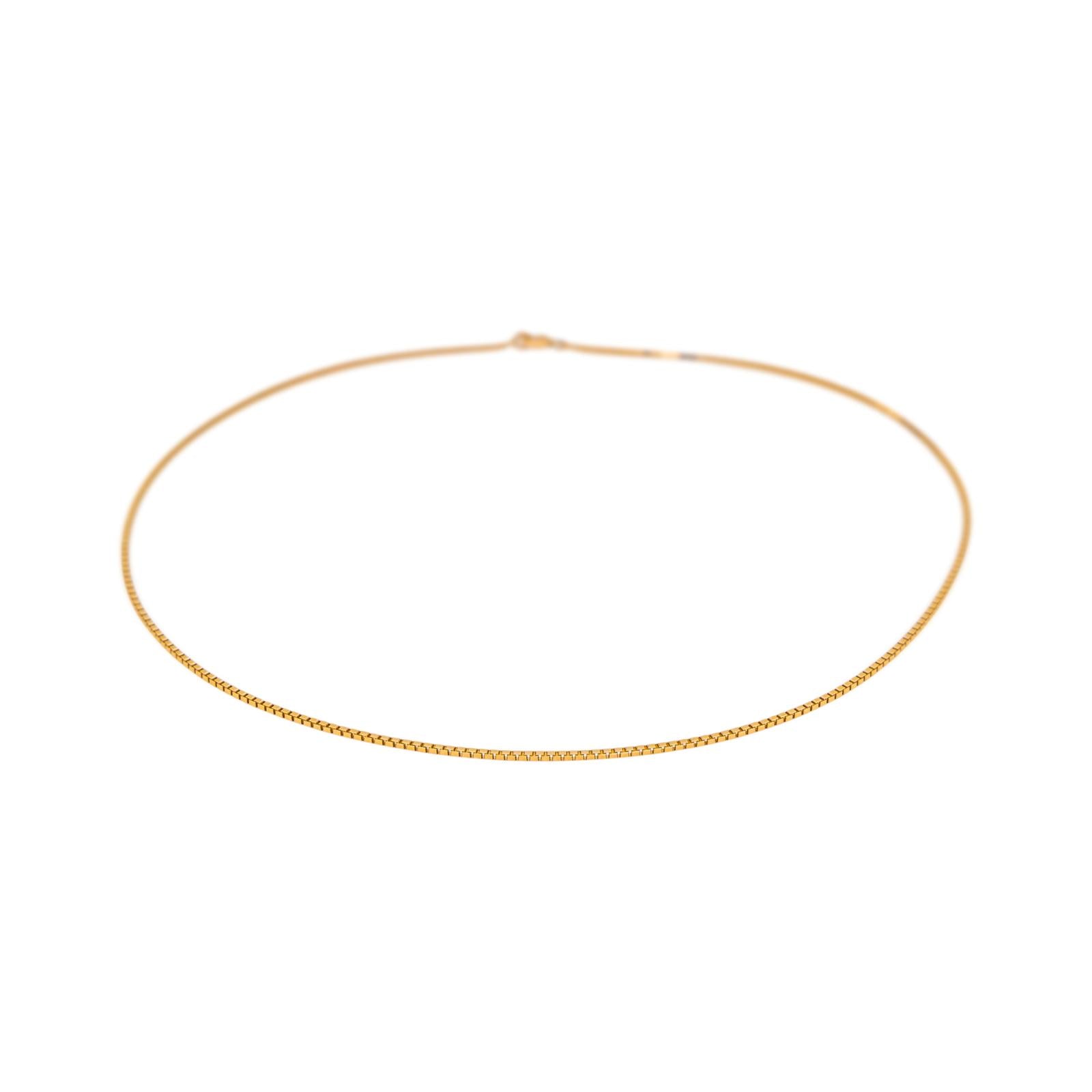 Link chain Necklace Yellow gold