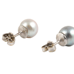 White Gold Earrings with Pearls